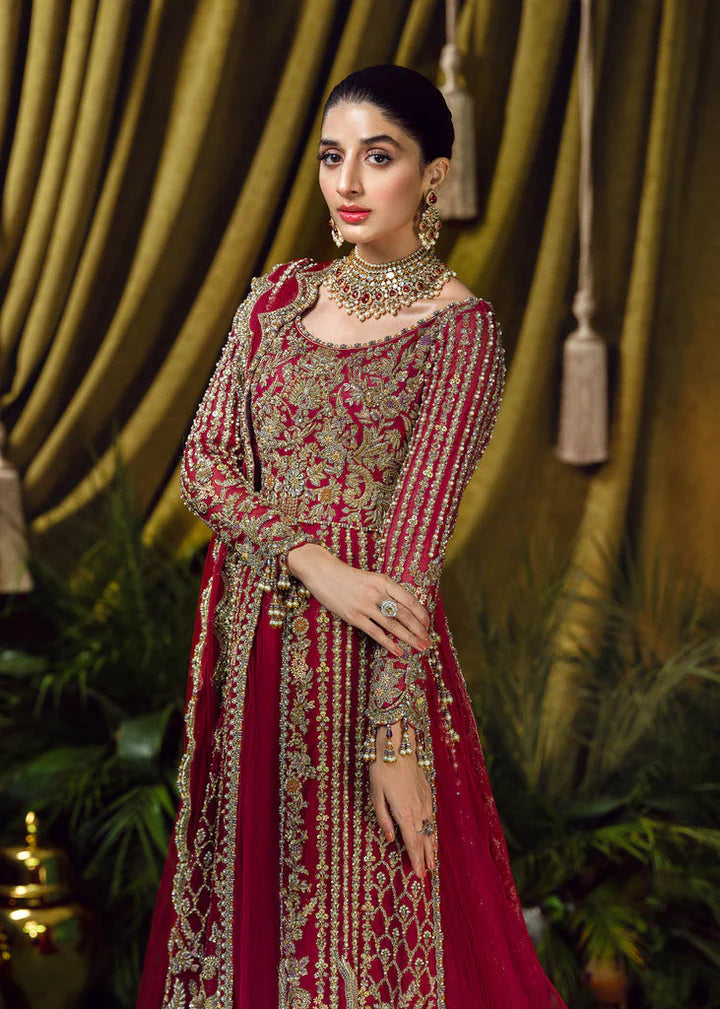 BRIDLE RUFFLED NET LEHENGA