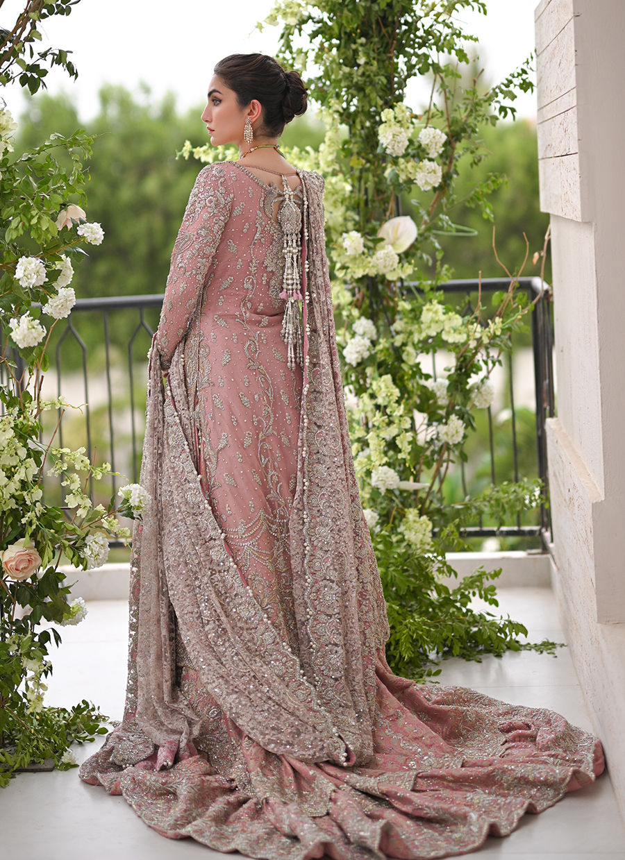 AANYA ROSE PINK FRENCH CHANTILLY BRIDAL