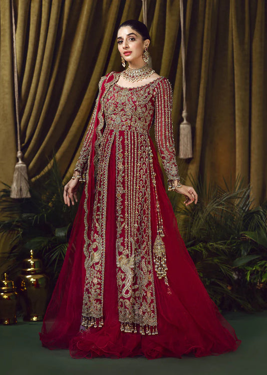 BRIDLE RUFFLED NET LEHENGA
