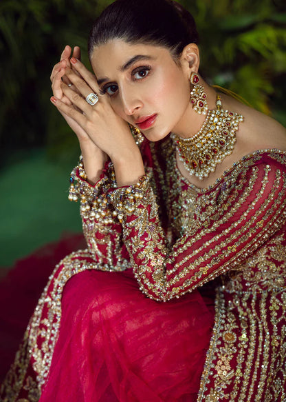 BRIDLE RUFFLED NET LEHENGA