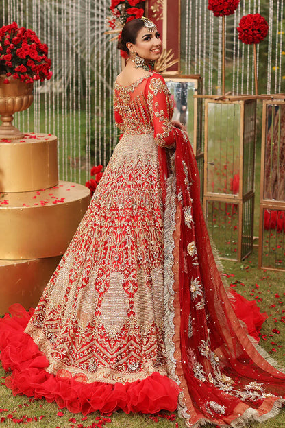 GOLD AND RED BY HAFIZ BRIDAL