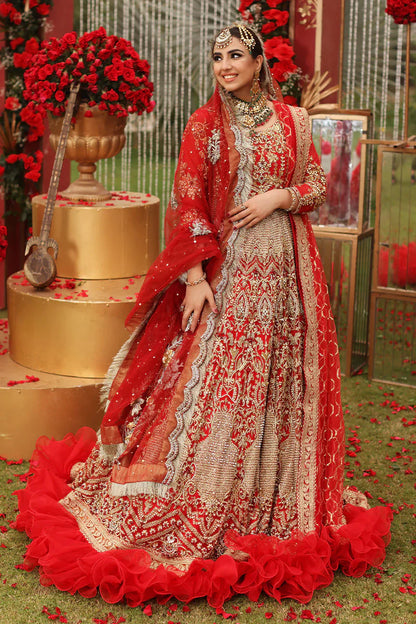GOLD AND RED BY HAFIZ BRIDAL