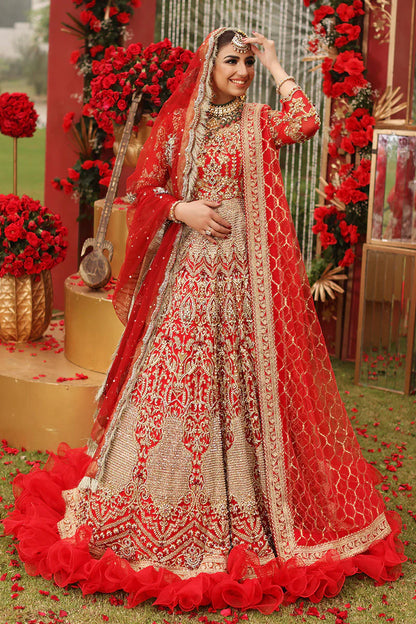 GOLD AND RED BY HAFIZ BRIDAL
