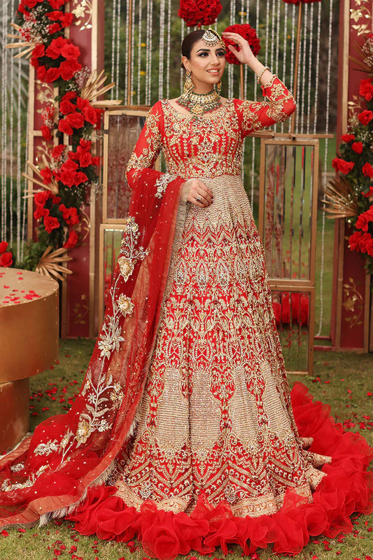 GOLD AND RED BY HAFIZ BRIDAL