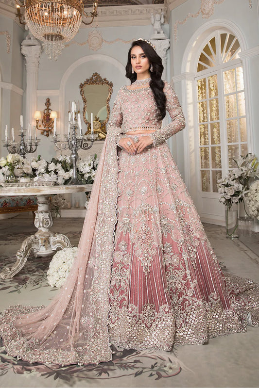 ELEGANT LIGHT PINK LEHENGA WITH CHOLI AND DUPATTA DRESS