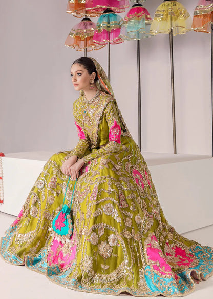 Mehndi Lehnga Outfit for Bride