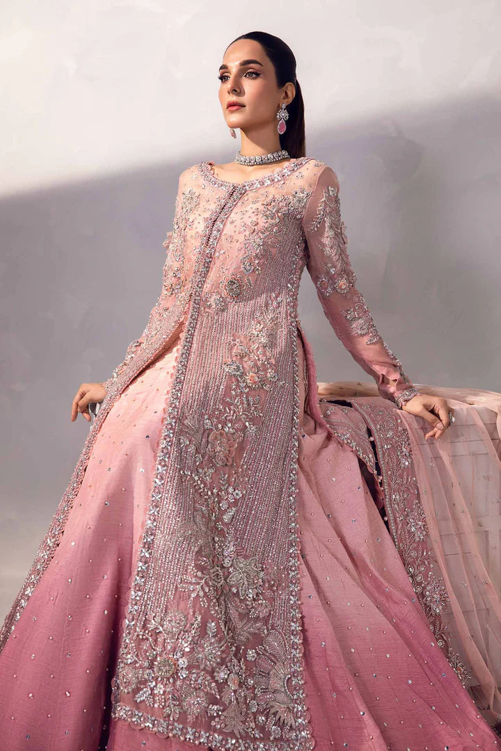 WEDDING DRESS IN PINK LEHENGA SHIRT STYLE