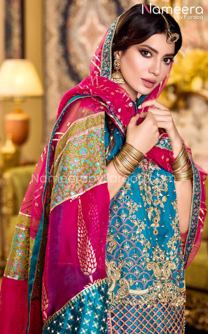 Traditional Mehndi Dress for Bride #BS534